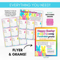 easy Easter fundraiser flyer set